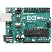 Arduino UNO Rev3, ATmega328, 16 MHz, 0,032 MB, 2 KB, 1 KB,
