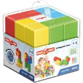 Geomag Magnetset - Magicube - Vollfarbig, recycelt - 24 Teile - - One Size - Magnetspielzeug