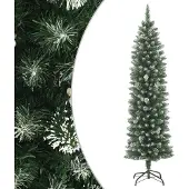 Syfax Künstlicher Weihnachtsbaum mit Ständer Schlank 150 cm PVC