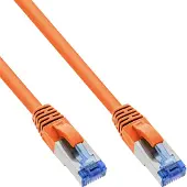 InLine Patchkabel, S/FTP (PiMf), Cat.6A, halogenfrei, orange, 5m, 5 m, Cat6a, S/FTP (S-STP), RJ-45, RJ-45, Orange