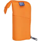 Oxford Schlamper Stand-Up - 10 x 20 x 4 cm orange Recycling-PET Qualität.