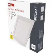 Emos LED Panel 18 W, quadratische 1600 lm Einbauleuchte, Deckenleuchte in Weiß, extra flach, neutralweiß 4000 K, inkl. LED-Treiber, ZD2145