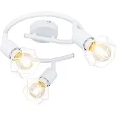 Globo Lighting Strahler Metall weiß, 3x E14