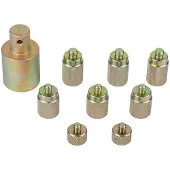 Ks Tools Distanzschrauben-Satz, für Volkswagen Radlager, 9-tlg - 440.0150