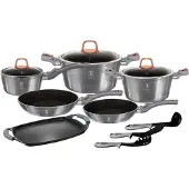 Berlinger Haus Titantöpfe 12 Elemente Metallic Moonlight BH6021