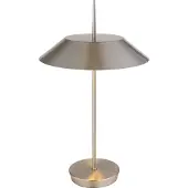 Globo Tischleuchte Metall Nickel matt, 2x E27