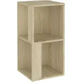 vidaXL Eckregal Sonoma-Eiche 33x33x67 cm Holzwerkstoff
