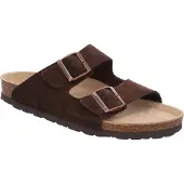 Rohde Herren Pantolette ergonomischer Zweiriemer aus Leder in Weite G Grado 5922, Größe:46 EU, Farbe:Braun