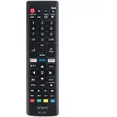 Savio RC-05 do TV LG, TV, Universal, IR Wireless, Drucktasten, Schwarz