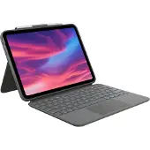 Logitech Combo Touch, QWERTY, US International, Touchpad, 1,8 cm, 1 mm, Apple