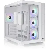 Thermaltake View 380 TG ARGB Snow, Midi Tower, PC, Weiß, ATX, micro ATX, Mini-ITX, SPCC, Gehärtetes Glas, Gaming