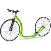Yedoo Wolfer RS Sport Alloy Roller Scooter Tretroller - für Erwachsene und Teenager, bis 120 kg, mit Luftreifen 28/28 und verstellbarem Lenker Grün