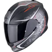Scorpion EXO-491 Run Schwarz Rot Integralhelm Größe S