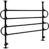 Wiltec Hundegitter fürs Auto Modell A, 60-117cm hoch, 82-140cm breit, Stufenlos verstellbar, Trenngitter universell einsetzbar für Kofferraum