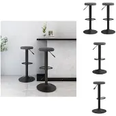vidaXL Barhocker 2 Stk. Dunkelgrau Samt - Barhocker