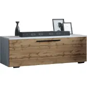 VCM TV Möbel | Lowboard | Fernsehschrank mit breiter Klapptür | Maße H. 39 x B. 115 x T. 40 cm | Fernseh Möbel – Arila M