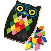 Djeco Mosaikpuzzle Eule – Innovatives Spielzeug für kleine Entdecker