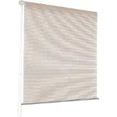 Floordirekt Sichtschutzrollo Fashion Lichtundurchlässig & Blickdicht in verschiedenen Designs ohne Bohren Stripe Beige 90x150 cm