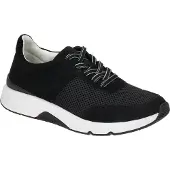 Gabor ROLLINGSOFT Damenschuhe - sportliche Schnür- Halbschuhe schwarz NEU