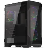 Krux ATX Gaming-Gehäuse Heko, Midi Tower, ATX, mATX, 4x120mm ARGB Lüfter