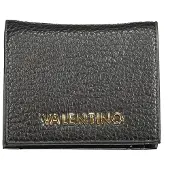 Valentino Damenbrieftasche Schwarz: Stilvolle Geldbörse mit Druckknopf & Recycling