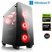 CSL Computer Gaming PC, AMD Ryzen 7 9800X3D, 4700 MHz, GeForce RTX 5070, 32 GB DDR5 RAM, 2000 GB M.2 SSD, Windows 11 Home, USB 3.2 | M11890H