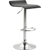 CLP Barhocker Dyn V2 Kunstleder höhenverstellbar und drehbar weiß Gestell Farbe chrom