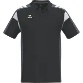 Erima Celebrate 125 Poloshirt Funktion Schwarz/Schiefergrau - 3XL