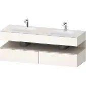 Duravit Einbauwaschtisch-Möbel-Set Qatego 160x55x60cm, Kon-WTU, B, T m/we matt