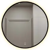 HOME DELUXE Badspiegel LED-Spiegel Rund DUBI - Beschlagfrei & Dimmbar|Badezimmerspiegel, Badspiegel mit Beleuchtung, Wandspiegel