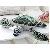 Lean Toys Plüsch-Meeresschildkröte-Maskottchen 55 cm