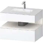 Duravit Einbauwaschtisch-Möbel-Set Qatego 80x55x60cm, w m/we m, Kon-WTU, Nischenb