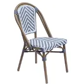 Oviala Gartenstuhl aus Aluminium und Polyrattan - Auteuil