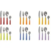 Excelsa besteckset 24 stück Fashion stahl bunt