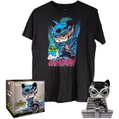 Funko POP! POP DC Jim Lee Catwoman Figur und T-Shirt Set L