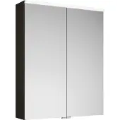 Burgbad Eqio Spiegelschrank mit horizontaler LED-Beleuchtung, 2 Türen, 650x800mm