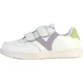 Victoria Kindersneaker Weiß in Lederoptik mit Klettverschluss Modell 1124104V