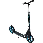 Globber muuwmi Aluminium Scooter Pro – Tretroller, 215 mm, ABEC 7, , höhenverstellbar, XL-Deck, BMX-Lenker, blau
