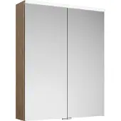 Burgbad Eqio Spiegelschrank mit horizontaler LED-Beleuchtung, 2 Türen, 650x800mm