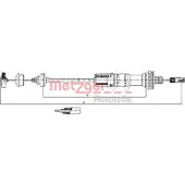 METZGER 11.3048 Kupplungsseil Seilzug passend für PEUGEOT 206 Schrägheck (2A/C) 660/350mm