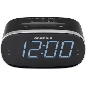 Grundig Sonoclock3100, Digitaler Wecker, Oval, Schwarz, Drinnen, 24 h, FM