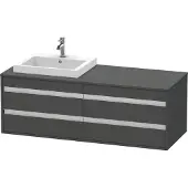 Duravit Waschtischunterschrank Ketho 140x55x49,6cm, f EWT, 4 La, B L, gr ma