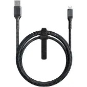 Nomad Rugged USB A zu Lightning Kabel iPhone Ladekabel 1,5m schwarz