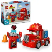 LEGO DUPLO | Disney and Pixar’s Cars Mack Truck beim Rennen, Auto-Set mit LKW-Spielzeug für Kleinkinder ab 2 Jahren, Geschenk für 2-Jährige, die den roten Abschleppwagen aus dem Film lieben 10417