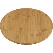 Excellent houseware Drehbare Servierplatte, Bambus, 35 cm, braun