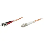 Intellinet LWL Anschlusskabel LC/ST 10m Multimode OM2 orange