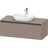 Duravit Ketho.2 Wastafelonderkast 120x55x45,9 cm Mat Basalt
