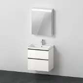 Duravit Möbel-Set D-Neo 650mm, Anschlag rechts, weiß Hochglanz
