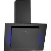 Bomann kopffreie Vertikal-Haube | 60 cm | LED-Ambiente | Touch Control | Umluft- oder Abluftbetrieb | DU 7603 G