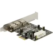 DeLOCK PCI Express card FireWire A / B, PCIe, 800 Mbit/s, Kabelgebunden, Windows 2000/XP/XP-64/Server-2003/Vista, Mac OS 9x +, Linux - Kernel 2.6x, 2 x FireWire 1394B 1 x FireWire 1394A